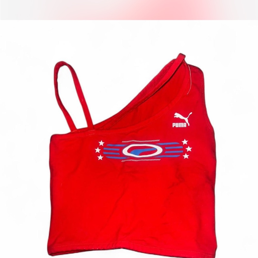 Puma Vibrant Red Athletic Top